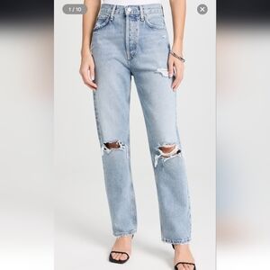 NWT AGOLDE 90s Mid Rise Loose Jeans